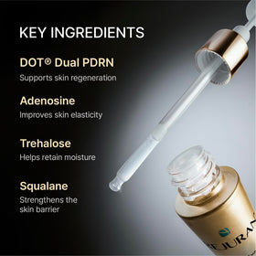 REJURAN ampoule inside travel pouch demonstrating on-the-go convenience