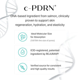 REJURAN label close-up displaying ingredient transparency and safety