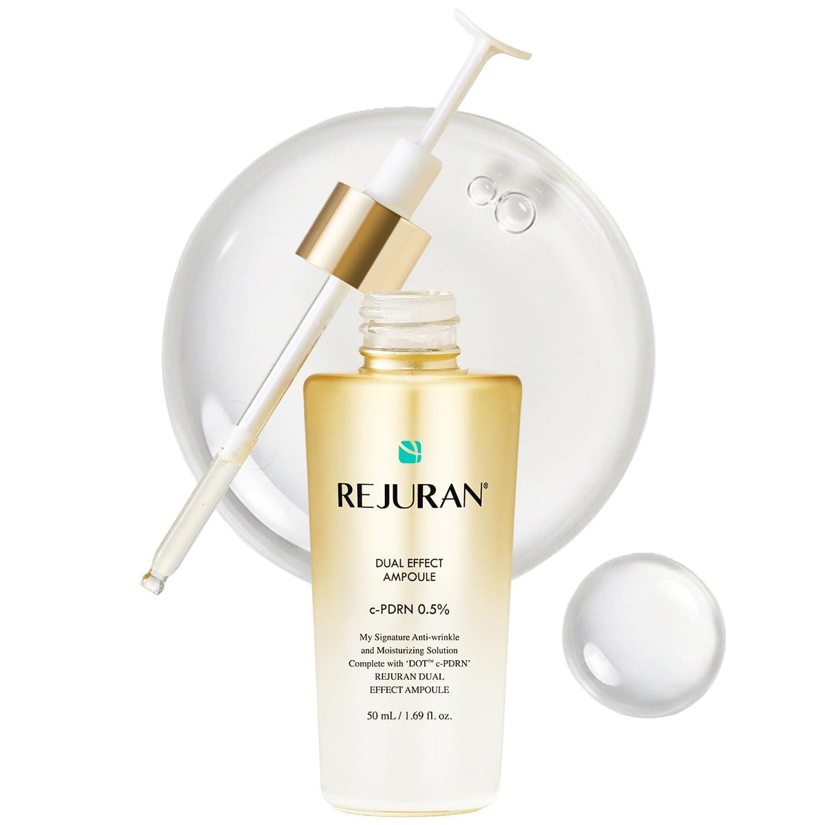 REJURAN front bottle view showing packaging and product benefit