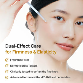 REJURAN ingredient label highlighting c-PDRN and ceramide benefits