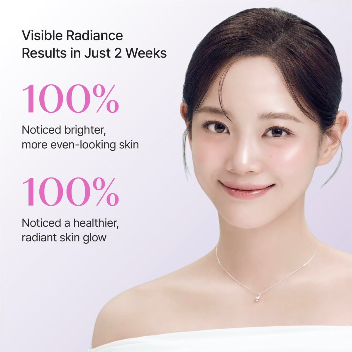 REJURAN label close-up highlighting niacinamide and licorice extract for even tone benefit