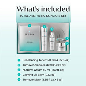 REJURAN c-PDRN ingredient visual with molecular-style graphic indicating rejuvenation support focus