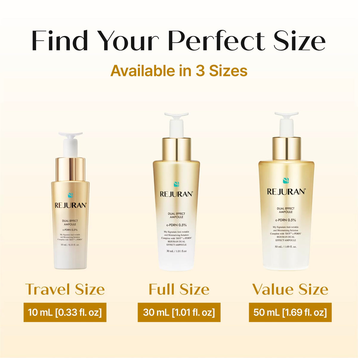 REJURAN ampoule on bathroom counter in lifestyle scene for daily routine use