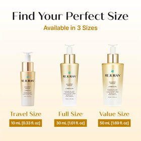 REJURAN ampoule on bathroom counter in lifestyle scene for daily routine use