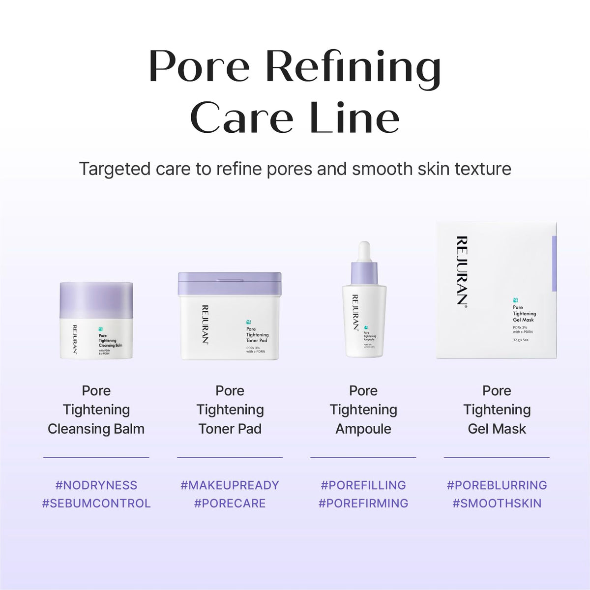 REJURAN ampoule on bathroom shelf suggesting routine-ready skincare