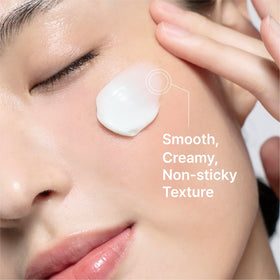 REJURAN cream applied on hand to show spreadability and quick absorption benefit