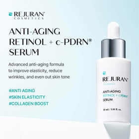REJURAN pump and cap detail highlighting precise dispensing and convenience