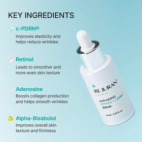 REJURAN serum dosage scale showing 1.01 fl oz size for travel-friendly use