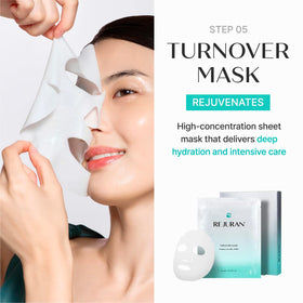 REJURAN products arranged on vanity with warm light showing daily skincare ritual and aesthetic display
