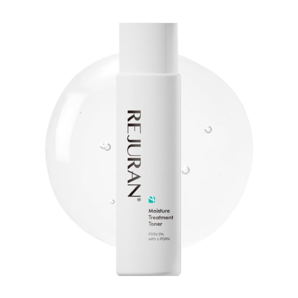 REJURAN front bottle view showing elegant packaging and hydration benefit
