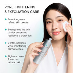 REJURAN toner texture pouring to show lightweight hydration benefit