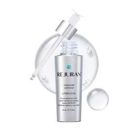 REJURAN front packaging showing travel ampoule and clear branding for easy identification and convenience