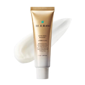 REJURAN front packaging showing cream jar and brand clarity benefit