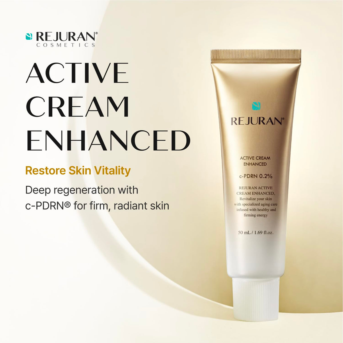 REJURAN open jar texture close-up showing nourishing rich cream