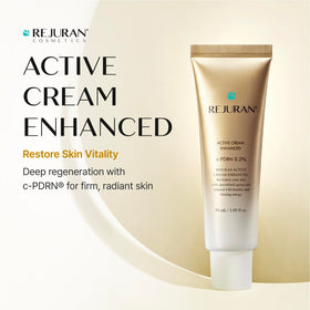 REJURAN open jar texture close-up showing nourishing rich cream