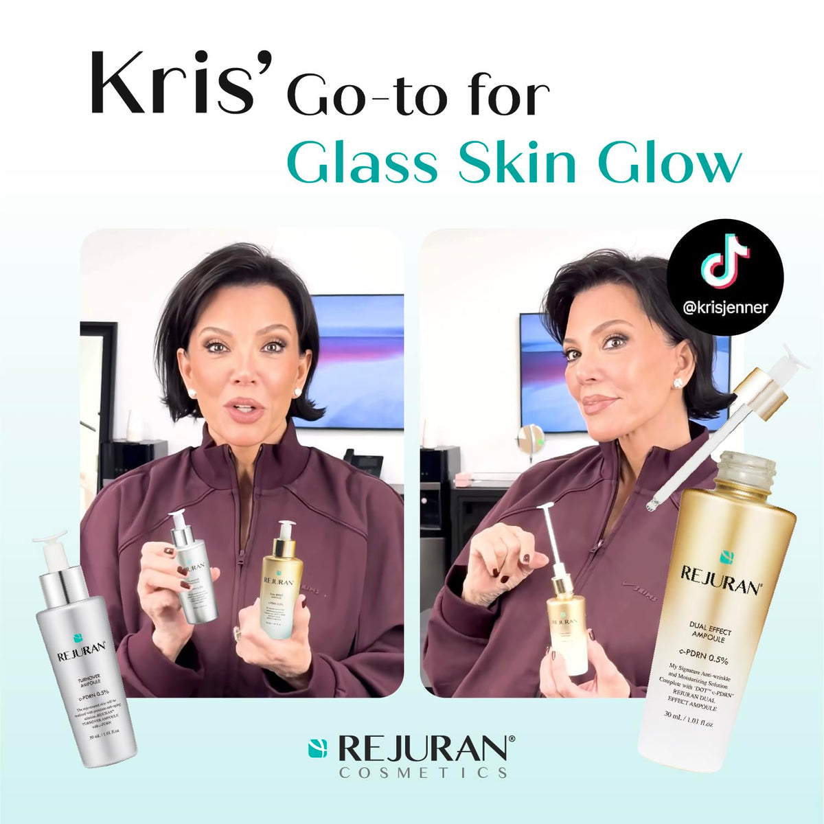 REJURAN serum texture gliding smooth for fast absorption benefit