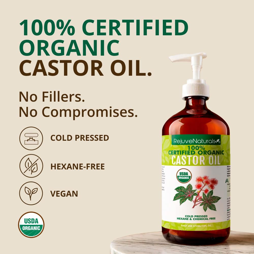 RejuveNaturals 16oz bottle in hand showing true size and long-lasting supply