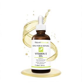 RejuveNaturals front bottle view showing clean packaging and pure oil
