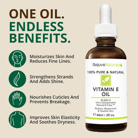 RejuveNaturals product label highlighting d-alpha tocopherol ingredients
