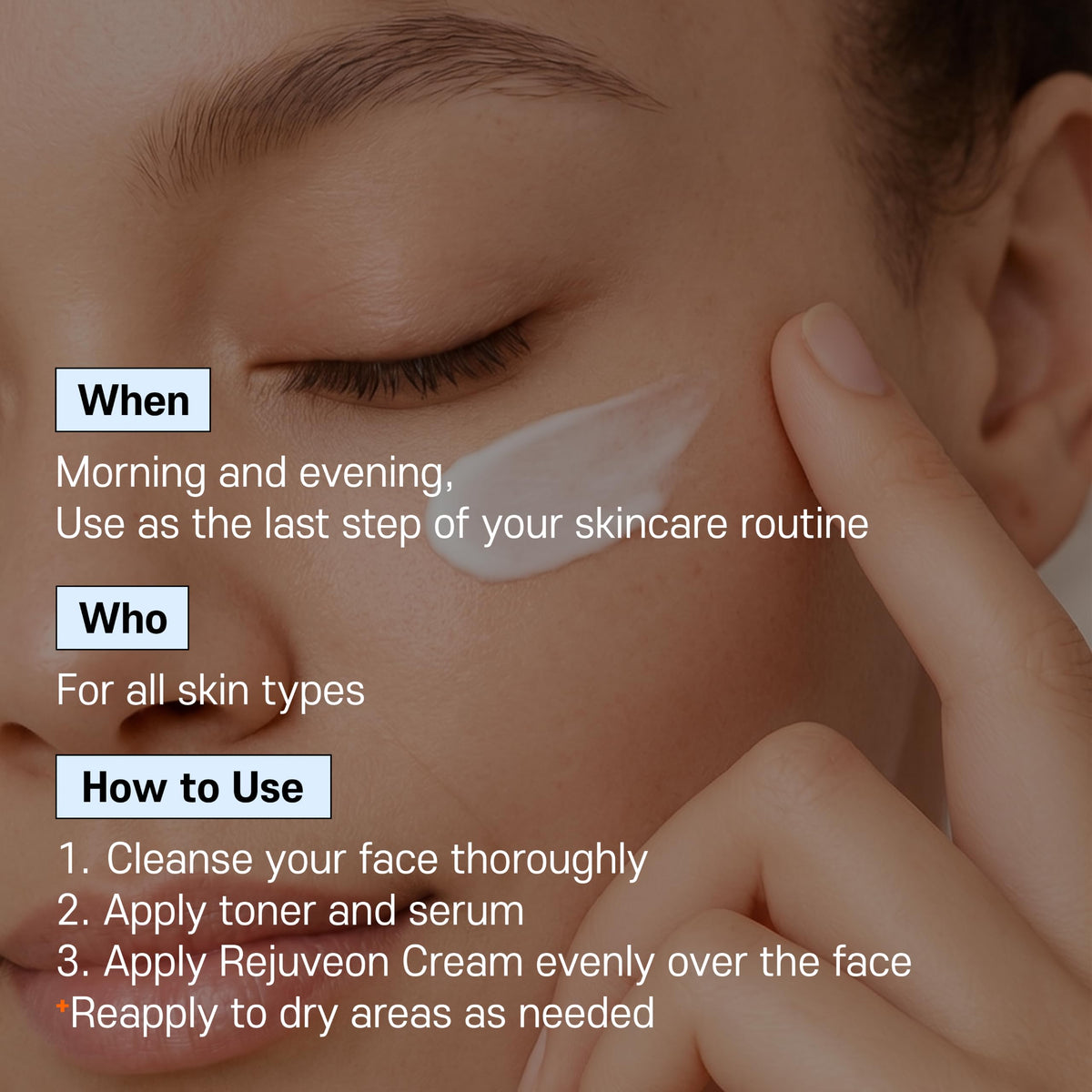 Rejuveon boxed packaging showcasing premium Korean skincare presentation
