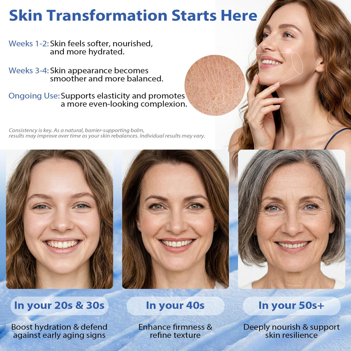 ReliCo label close-up focusing on copper peptide benefits and clarity
