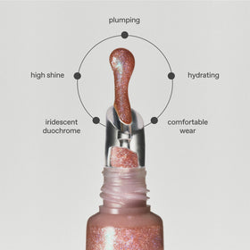 r.e.m. beauty swatch on hand showing shift and hydration for color preview benefit