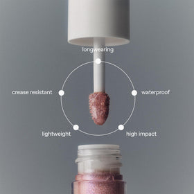 r.e.m. beauty swatches on arm demonstrating intense color payoff