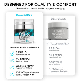 REMEDIAL PURITY AESTHETICS EXPERIENCE jar held in hand for size comparison and portability benefit