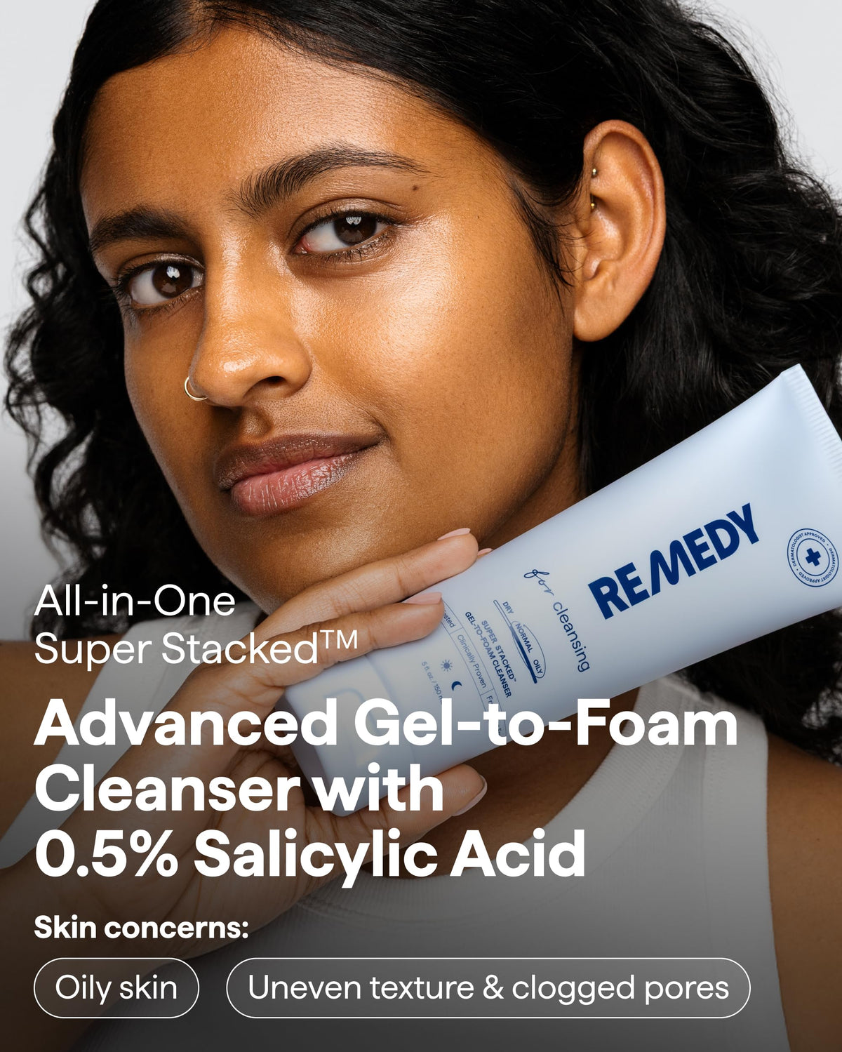 Remedy Science pump and label detail highlighting active ingredients