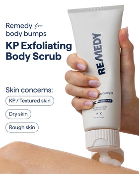 Remedy Science open jar texture showing creamy sugar scrub moisture