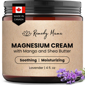 Remedy Mama front jar shot showing label and 4oz glass packaging benefit: clear product identity