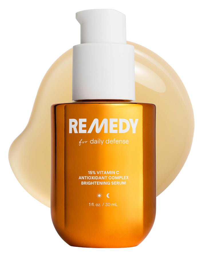 Remedy Science front packaging showing bottle and box, clear product presentation and benefits
