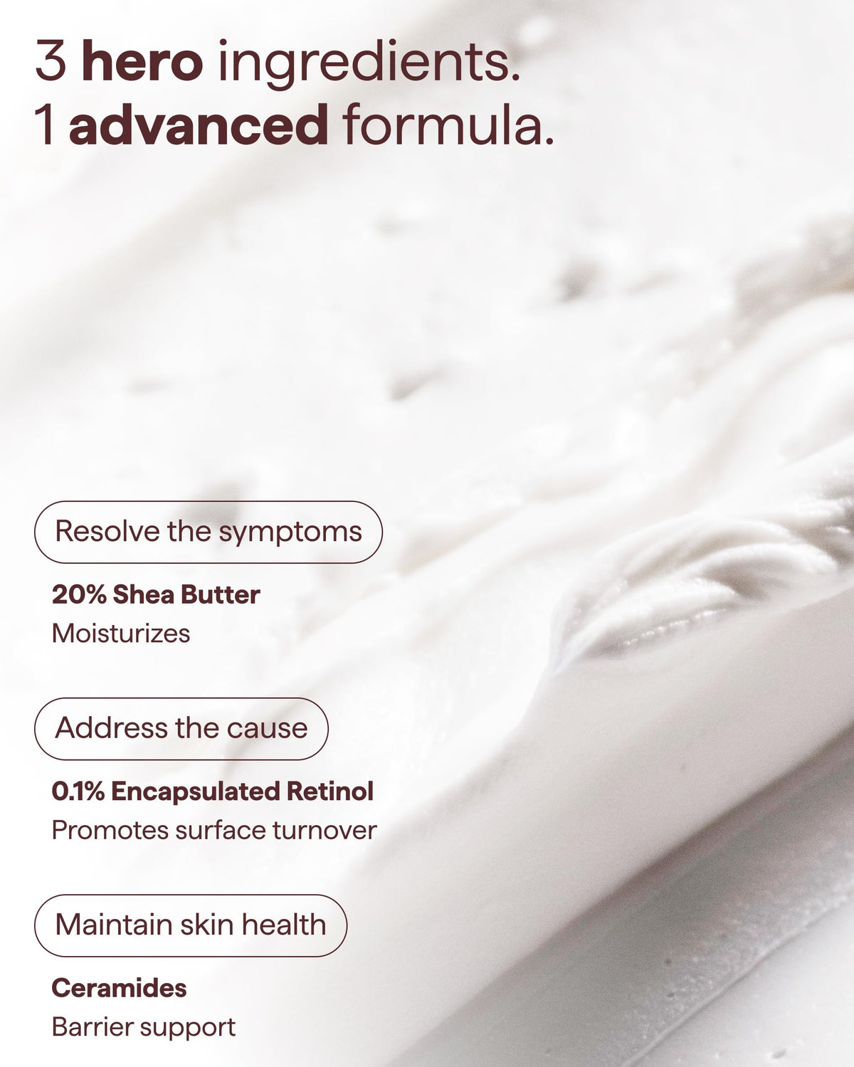 Remedy Science shea butter and ceramide ingredient focus for barrier repair