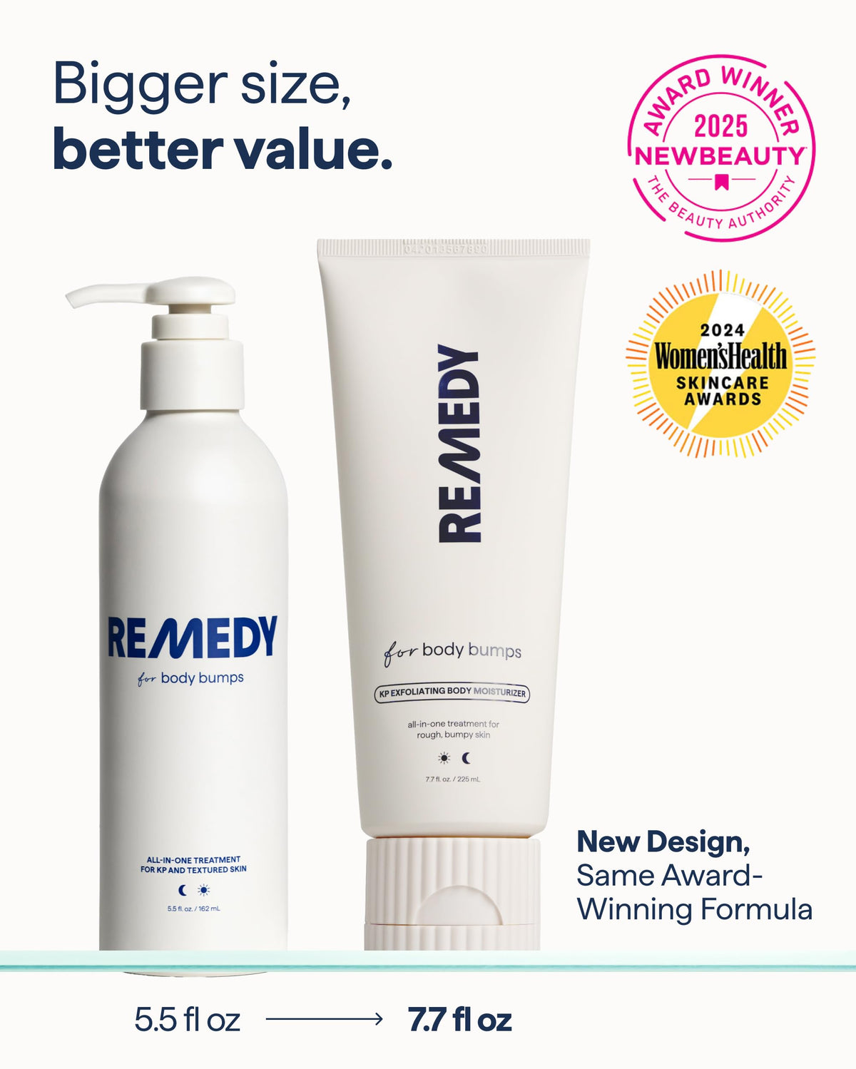 Remedy Science close-up lotion texture highlighting hydrating consistency
