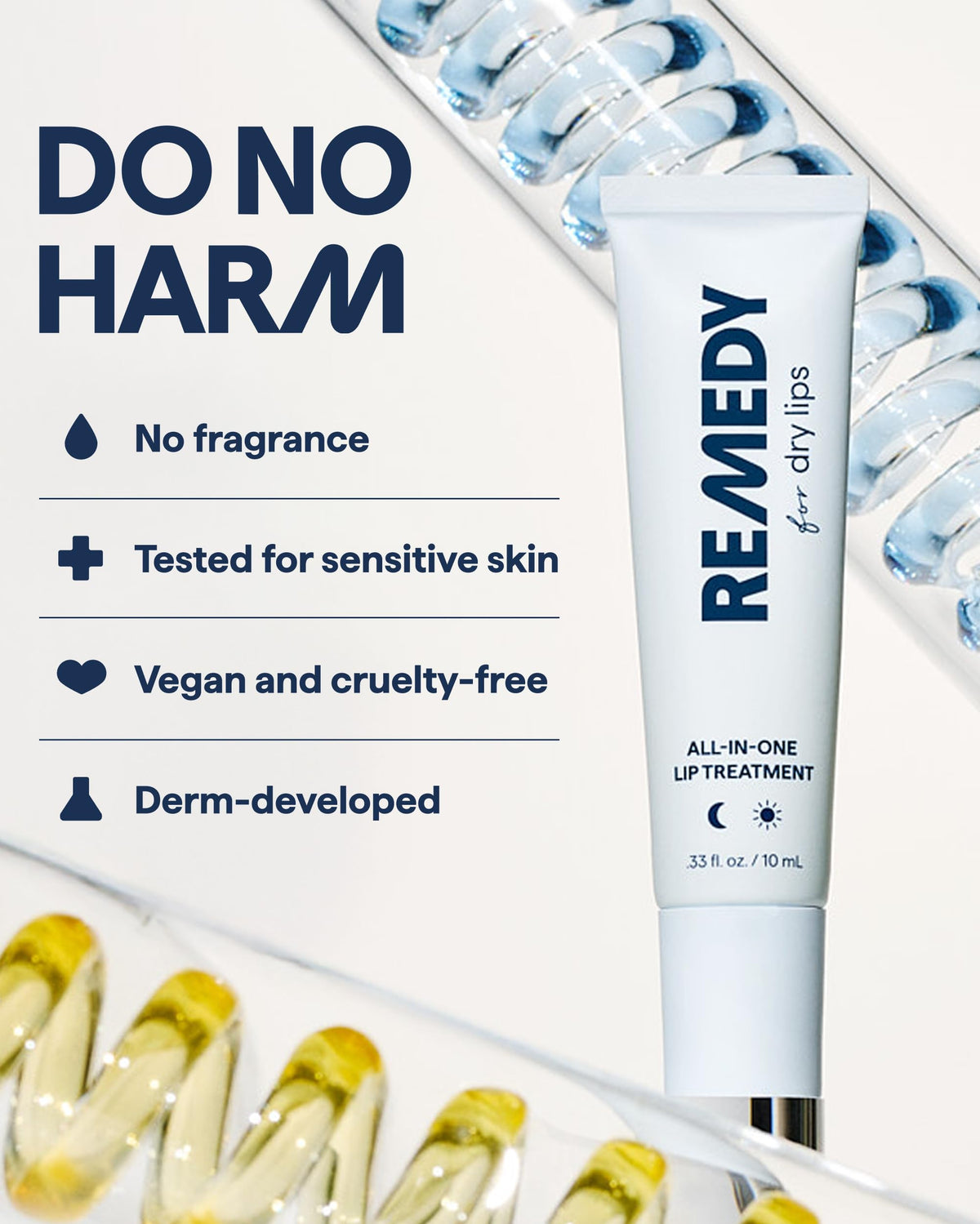 Remedy Science open jar label detail showing dermatologist-developed formula