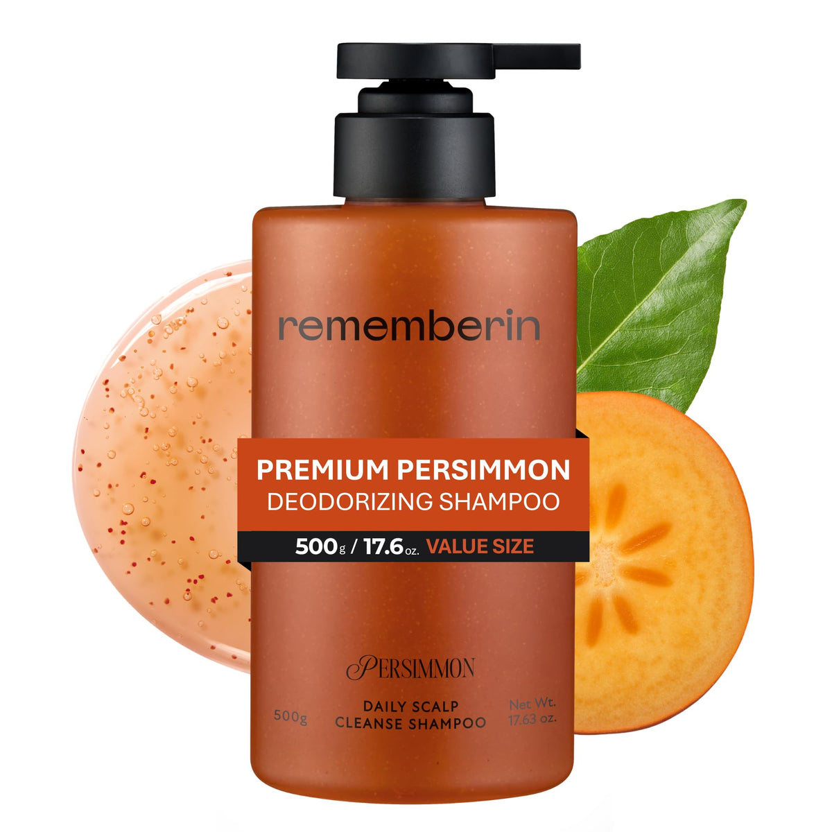Rememberin front packaging showing 500g bottle and deodorizing benefit