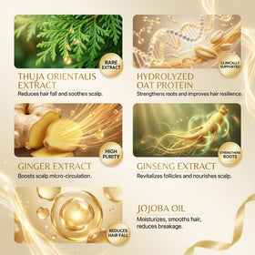REMIMPI ginger root close-up illustrating refreshing scalp benefit