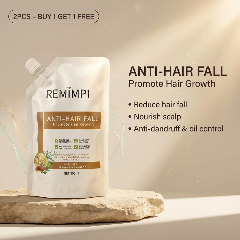 REMIMPI pump-top and label detail highlighting easy dispensing