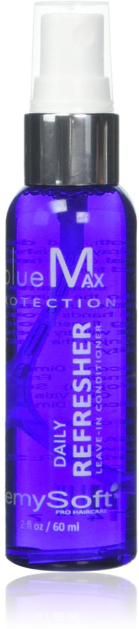 RemySoft blueMax front packaging showing bottle and label for salon protection