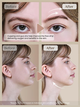 Rena Chris rose quartz gua sha detail highlighting polished surface for smooth glide