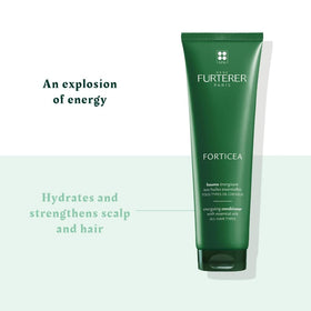 René Furterer conditioner in shower during rinsing for smooth hair