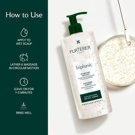 René Furterer in-shower lifestyle image conveying invigorated scalp benefit