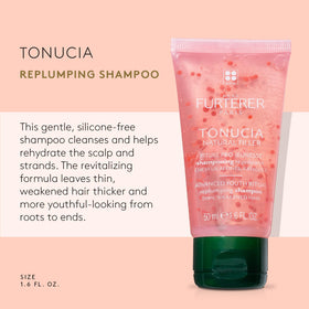 René Furterer shampoo lather on hands illustrating gentle cleansing benefit