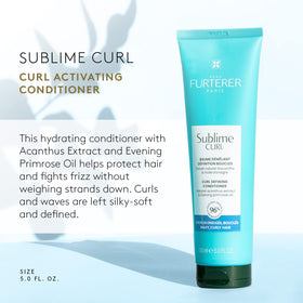 René Furterer conditioner texture on hand for easy application