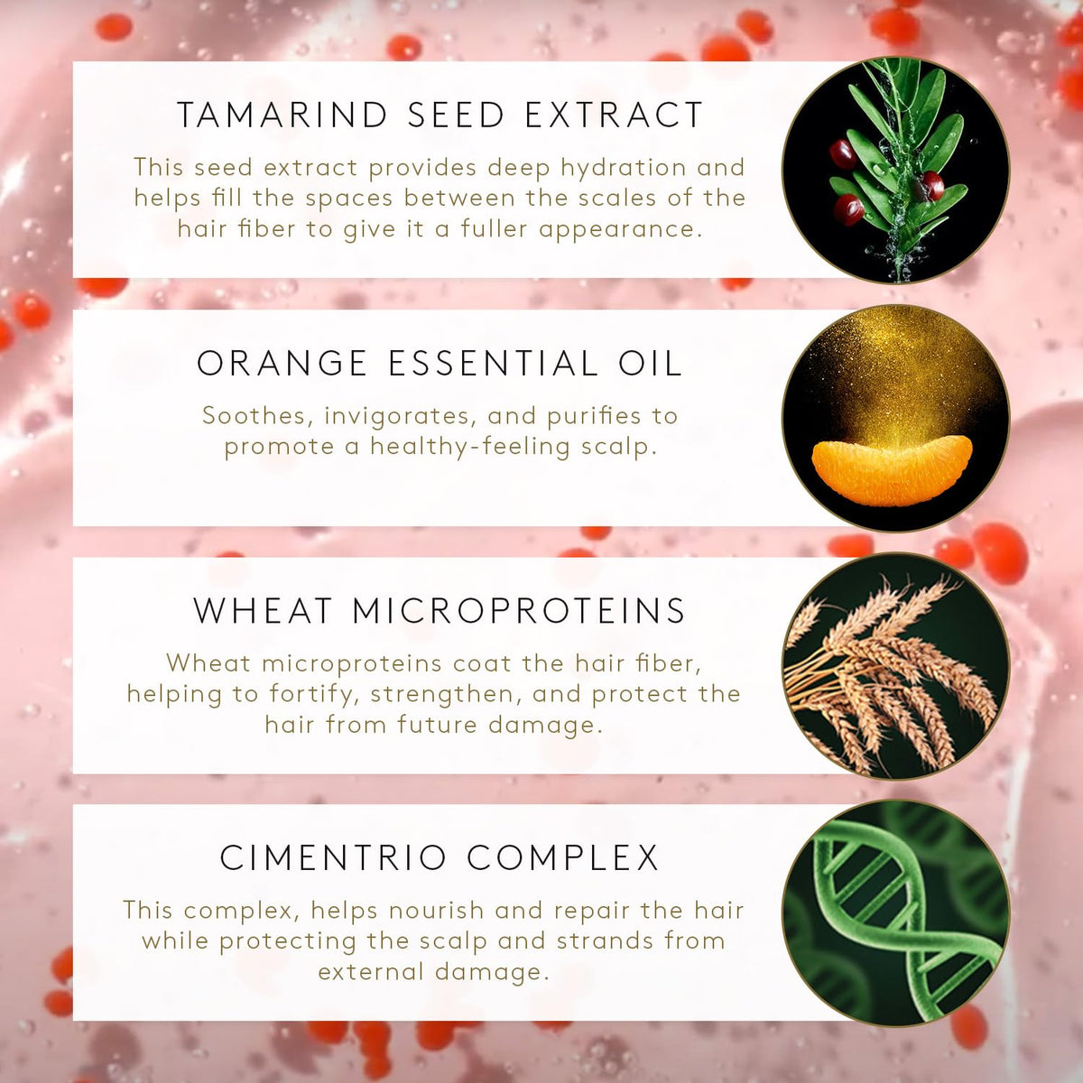René Furterer tamarind seed extract close-up highlighting replumping benefit