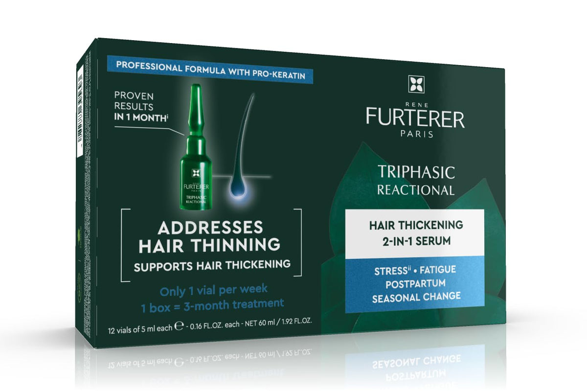 René Furterer front packaging showing product benefits and three-month supply