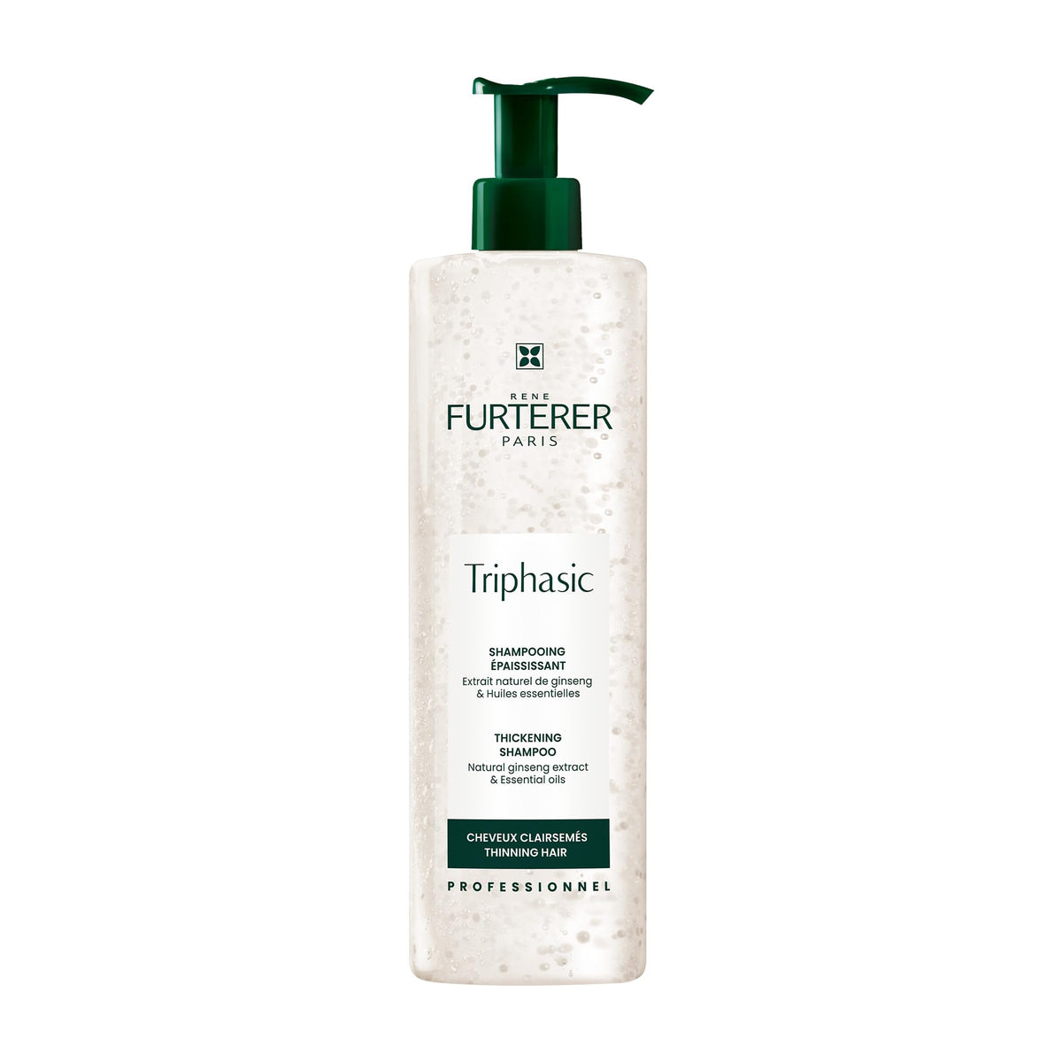 René Furterer front packaging showing product and benefit of thicker-looking hair