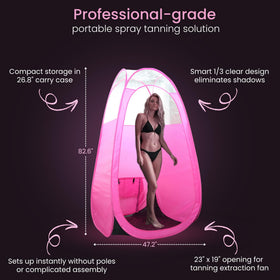 Reneebeautytan clear window detail improving visibility for precise tanning
