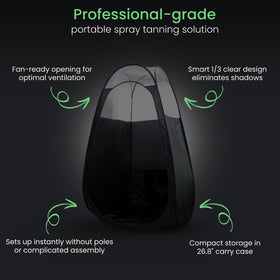 Reneebeautytan fan opening close-up compatible with extraction fans benefit