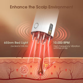 Renergy held in hand to show size and ergonomic grip for comfortable daily use